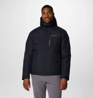 Black Columbia® Cascadian Peaks™ Men Insulated Jackets | HWLPRX-307