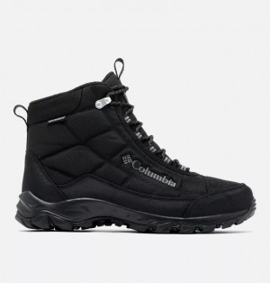 Black Columbia® Firecamp™ Men Boots | DLAFGS-549