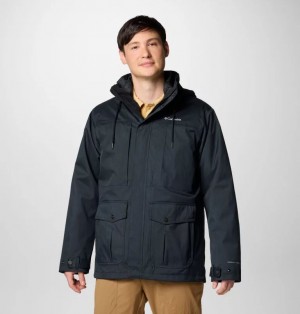 Black Columbia® Horizons Pine™ II Interchange Men Jackets | AHPZNM-423