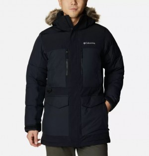 Black Columbia® Marquam Peak Fusion™ II Hooded Men Jackets | OBAFUY-125