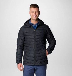 Black Columbia® Slope Edge™ II Men Hooded Jackets | RNUPIJ-036