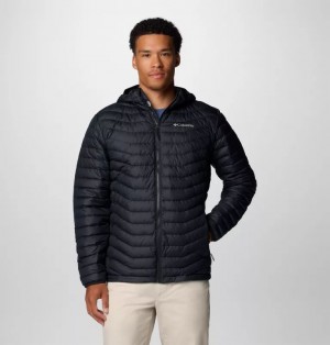 Black Columbia® Westridge™ Down Men Hooded Jackets | FHSWRK-539