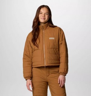 Brown Columbia® Wallowa™ Insulated Cropped Women Jackets | RXITCL-807