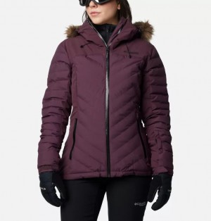 Burgundy Columbia® Bird Mountain™ III Insulated Women Jackets | FTWUDE-179