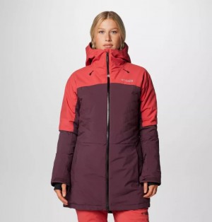 Burgundy Columbia® Mount Bindo™ IV Insulated Women Jackets | FHSYOE-015