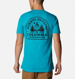 Columbia® Backpacking Men T-Shirts | RDNTMY-630