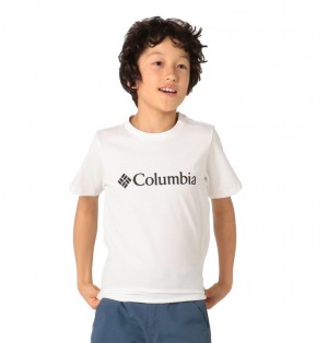 Columbia® CSC Basic Logo Kids' Shirts | WENIQC-126