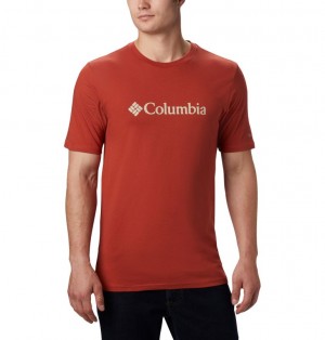 Columbia® CSC Basic Logo Men T-Shirts | PXIVRW-032