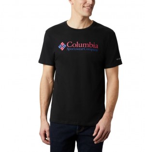 Columbia® CSC Basic Logo Men T-Shirts | XZFPSN-147