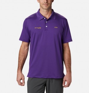 Columbia® Collegiate Men Polo Shirts | KGATML-354