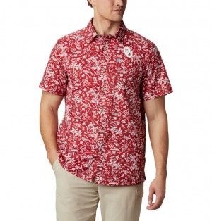 Columbia® Collegiate PFG Super Men Shirts | KUOYAP-981