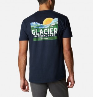 Columbia® Glacier Men T-Shirts | MOYVSP-906