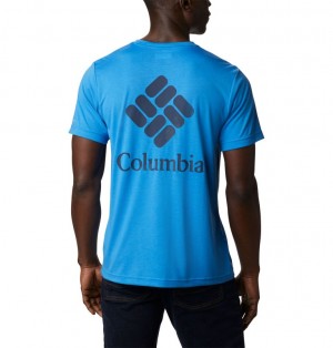 Columbia® Maxtrail Logo Men T-Shirts | UMIODJ-194