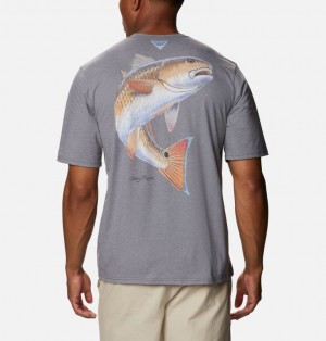 Columbia® PFG Carey Chen Men T-Shirts | JRGNYX-837