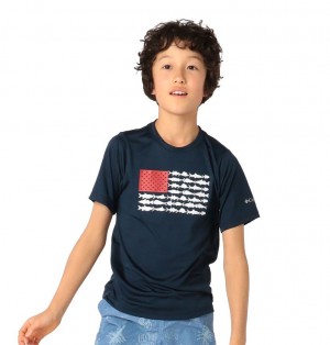 Columbia® PFG Kids' Shirts | YBPQNV-952