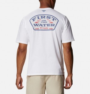 Columbia® PFG Men T-Shirts | FLQTMH-480