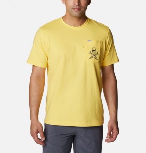 Columbia® PFG Men T-Shirts | KMAFHC-831