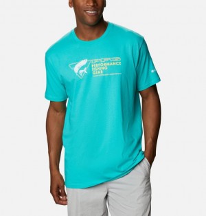 Columbia® PFG Men T-Shirts | LEDKCY-742