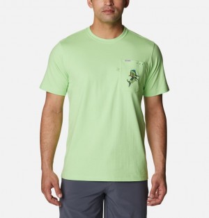 Columbia® PFG Men T-Shirts | PJVXQB-402