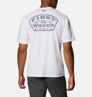 Columbia® PFG Men T-Shirts | TLCYMZ-691