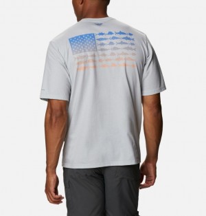 Columbia® PFG Men T-Shirts | TZWOUC-720