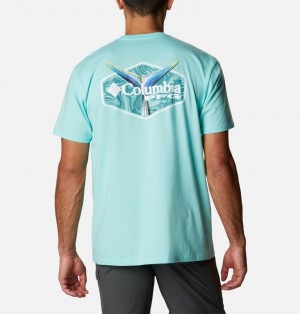 Columbia® PFG Men T-Shirts | UXNLCA-798