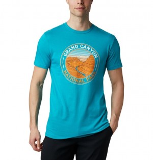 Columbia® PFG Men T-Shirts | ZYWHXQ-618