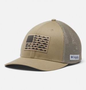 Columbia® PFG Mesh Fish Flag Baseball Men Hats | GXHBEO-835