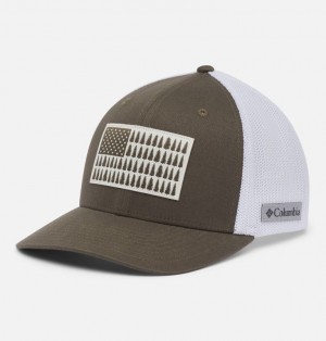 Columbia® PFG Mesh Tree Flag Baseball Men Hats | WLFYPD-783