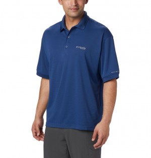 Columbia® PFG Perfect Cast Men Polo Shirts | ZVCJWU-917