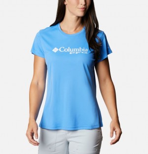 Columbia® PFG Respool Women T-Shirts | LCKJEQ-769