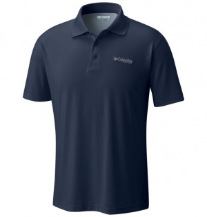 Columbia® PFG Skiff Cast Men Polo Shirts | GSVFZT-106