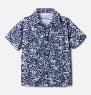 Columbia® PFG Slack Tide Kids' Shirts | QVLDMG-648