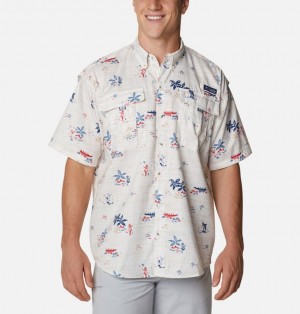 Columbia® PFG Super Bahama Men Fishing Shirts | RWVPME-205