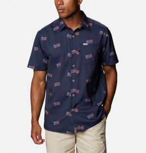 Columbia® PFG Super Slack Tide Men Shirts | ZMSXQU-493