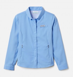 Columbia® PFG Tamiami Kids' Shirts | QBAJTL-640