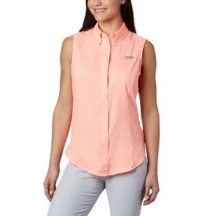 Columbia® PFG Tamiami Women Shirts | KMEXJD-042