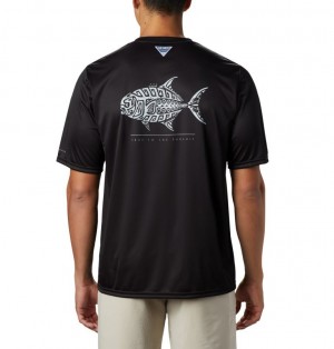 Columbia® PFG Terminal Tackle Men T-Shirts | CXROBJ-527