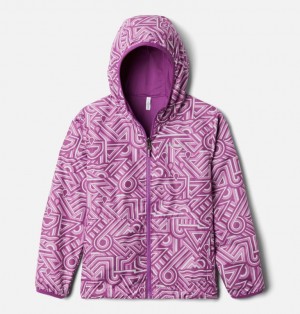 Columbia® Pixel Grabber Kids' Rain Jackets | XCQMHI-316