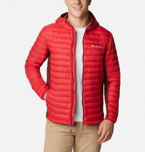 Columbia® Powder Pass Men Hooded Jackets | SJEIFB-639