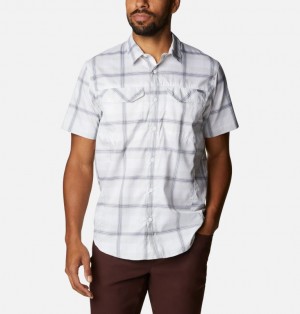 Columbia® Silver Ridge Lite Plaid Men Shirts | RYFWDQ-948