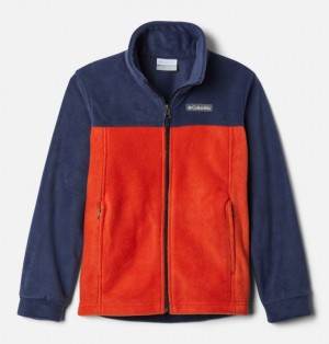 Columbia® Steens Mountain II Kids' Fleece Jackets | CXJZPS-974