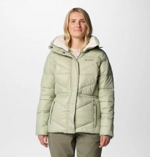 Green Columbia® Peak to Park™ III Insulated Women Hooded Jackets | TXSCUY-249