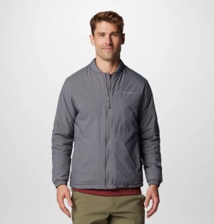 Grey Columbia® Black Mesa™ Men Insulated Jackets | IGZCTS-301