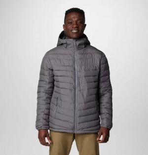 Grey Columbia® Slope Edge™ II Men Hooded Jackets | OYKCGW-685