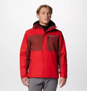 Red Columbia® Tipton Peak™ III Men Insulated Jackets | KMFDPE-613