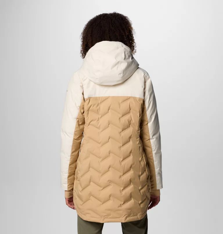 Beige Columbia® Mountain Croo™ III Mid Women Down Jackets | MQZYSO-235