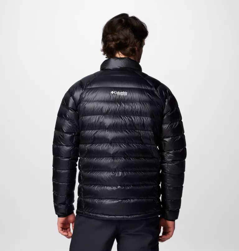 Black Columbia® Arctic Crest™ Men Down Jackets | SXATQO-134