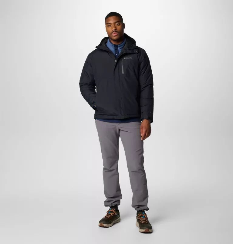 Black Columbia® Cascadian Peaks™ Men Insulated Jackets | HWLPRX-307