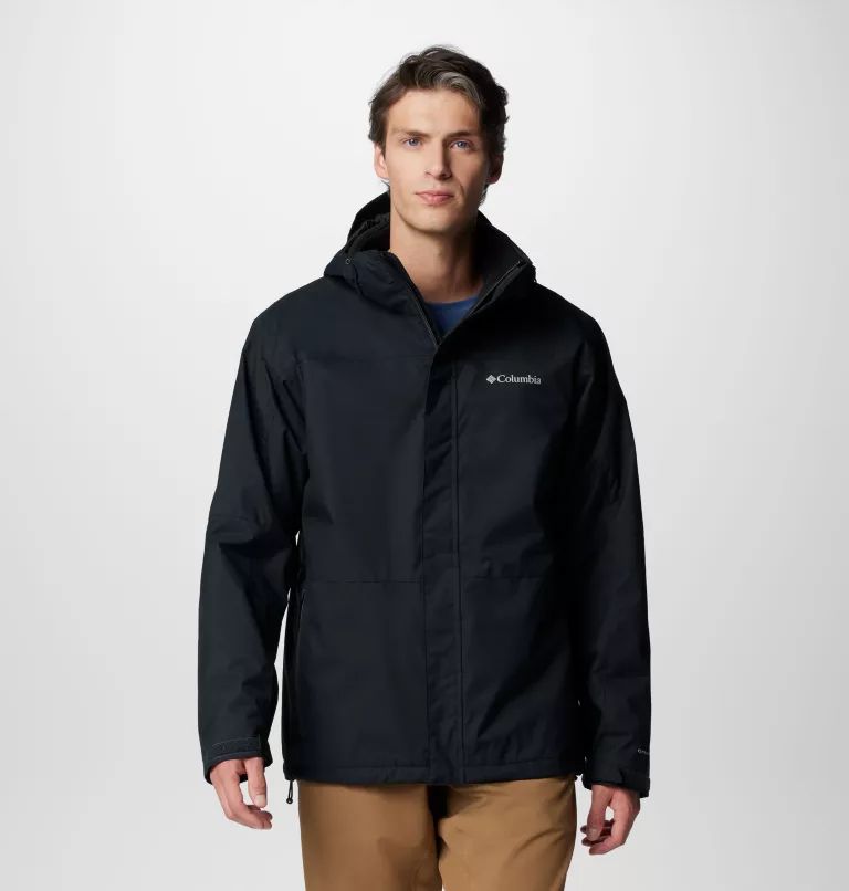 Black Columbia® Hikebound™ II Interchange Men Insulated Jackets | UIAHYJ-951